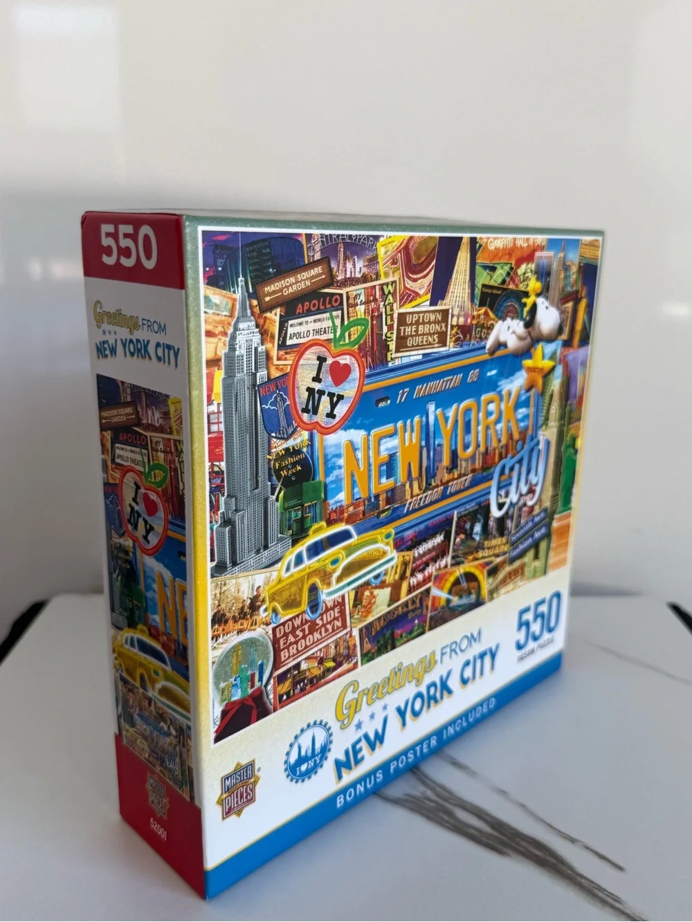 MasterPieces New York City 550-Piece Jigsaw Puzzle - Blue